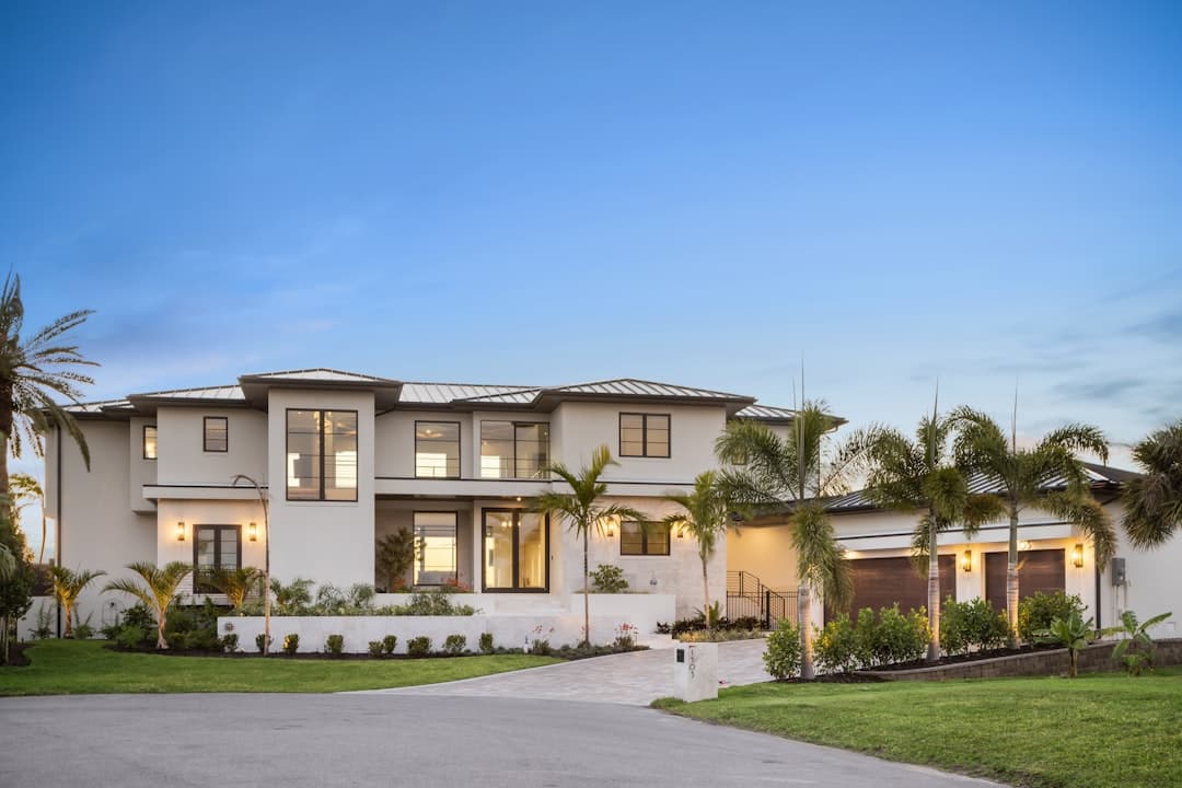 Beautiful luxury Florida home exterior