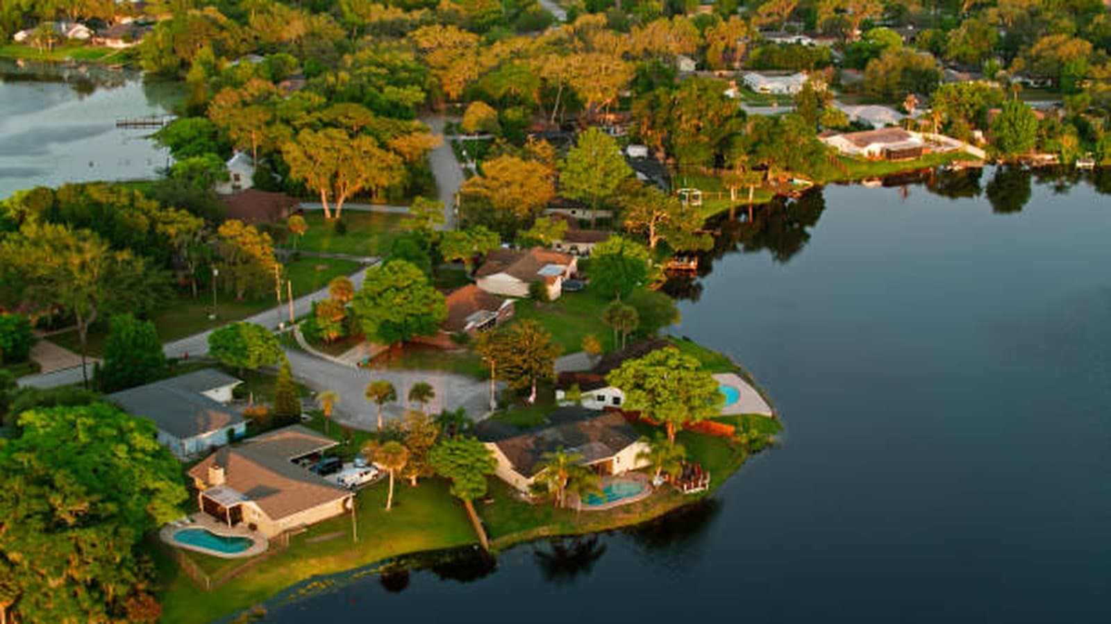 Sylvan Lake Park neighborhood in Sanford, Florida